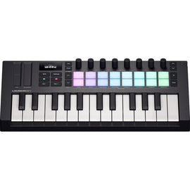 Novation LAUNCHKEY-MINI25-MK4 USB MIDI Keyboard Controller (Black, 25 Mini Keys)