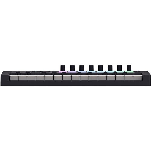 Novation LAUNCHKEY-MINI25-MK4 USB MIDI Keyboard Controller (Black, 25 Mini Keys)
