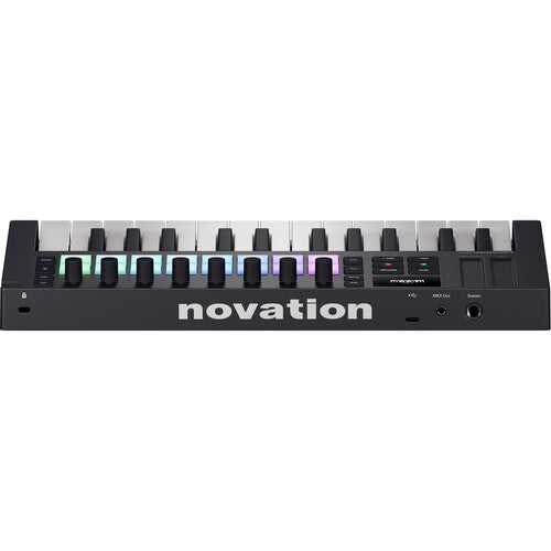 Novation LAUNCHKEY-MINI25-MK4 USB MIDI Keyboard Controller (Black, 25 Mini Keys)