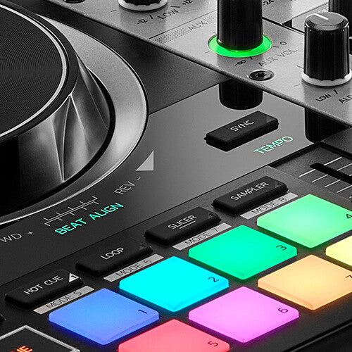 Hercules DJCINPULSE500-LTDSLV DJControl Inpulse 500 DJ Software Controller (Limited Edition Silver)