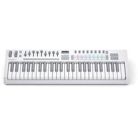 Novation LAUNCHKEY-49-MK4-WH USB MIDI Keyboard Controller (White, 49 Keys)