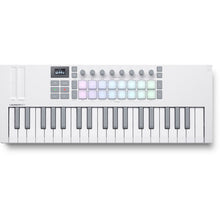 Load image into Gallery viewer, Novation LAUNCHKEY-M37-MK4-WH USB MIDI Keyboard Controller (White, 37 Mini Keys)