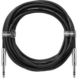 Gator CableWorks GCWB-BPC-3 3-foot TRS ¼” Male to Male Balanced Patch Cable