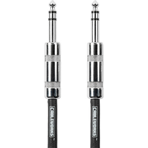 Gator CableWorks GCWB-BPC-50 50-foot TRS ¼” Male to Male Balanced Patch Cable