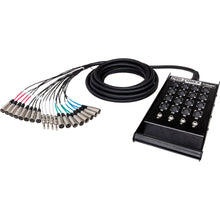 Load image into Gallery viewer, Hosa SH-16X4-100 Pro-Conex 16x4 Stage Box Snake 100 foot
