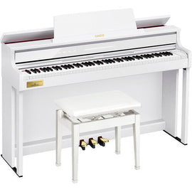 Casio Celviano AP750WE 88-Key Console-Style Digital Piano with Bench (White)