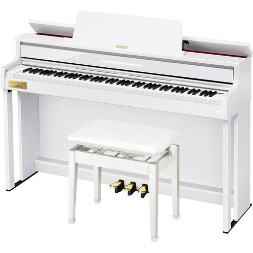 Casio Celviano AP750WE 88-Key Console-Style Digital Piano with Bench (White)