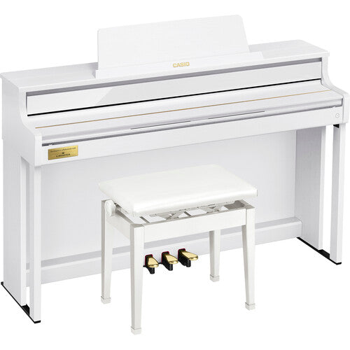 Casio Celviano AP750WE 88-Key Console-Style Digital Piano with Bench (White)