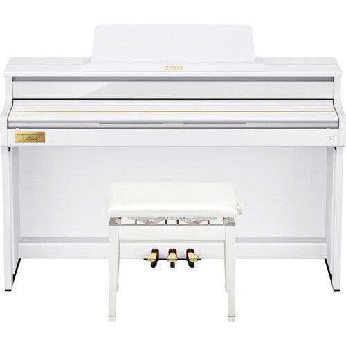 Casio Celviano AP750WE 88-Key Console-Style Digital Piano with Bench (White)