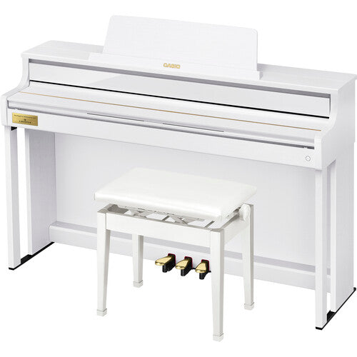 Casio Celviano AP750WE 88-Key Console-Style Digital Piano with Bench (White)