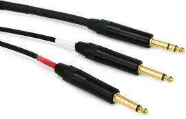 Mogami GOLD INSERT TS-06 Gold Insert TS Cable - 1/4-inch TRS Male to Dual 1/4-inch TS Male - 6 foot
