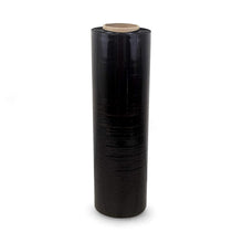 Load image into Gallery viewer, 1 X Black Shrink Wrap Plastic Stretch Film 18" Wide x 1000' Long