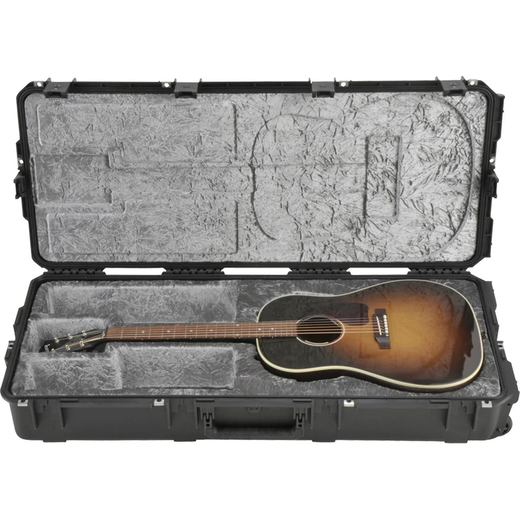 SKB	3i-4217-18 iSeries Waterproof Acoustic Guitar Case with Wheels - Black