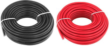 Load image into Gallery viewer, Absolute USA P18G50R P18G50BK 2 Rolls 18 Gauge Wire Red Black Power Ground 50 Ft Each Primary Stranded Copper Clad