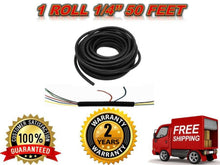 Load image into Gallery viewer, A/T SLT14 50 FEET 1/4" SPLIT LOOM WIRE TUBING HOSE COVER AUTO HOME MARINE