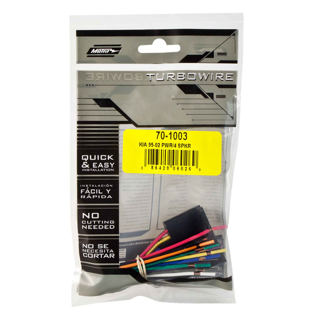 Metra 70-1003 Radio Replacement Harness - Compatible Fits for Kia 1995-2002