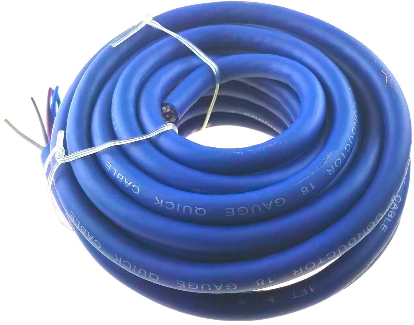 Metra 25ft 18 Gauge Multi 9 Conductor Blue Speed Hiding Speaker Trailer Wire Cables