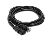 Load image into Gallery viewer, Hosa PWC-401.5, IEC C13 to Nema 5-15P Power Cord, 1.5 Feet