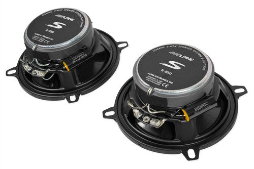 Alpine S-S50 340W Max (110W RMS) 5 1/4" Type-S 2-Way Coaxial Car Speakers