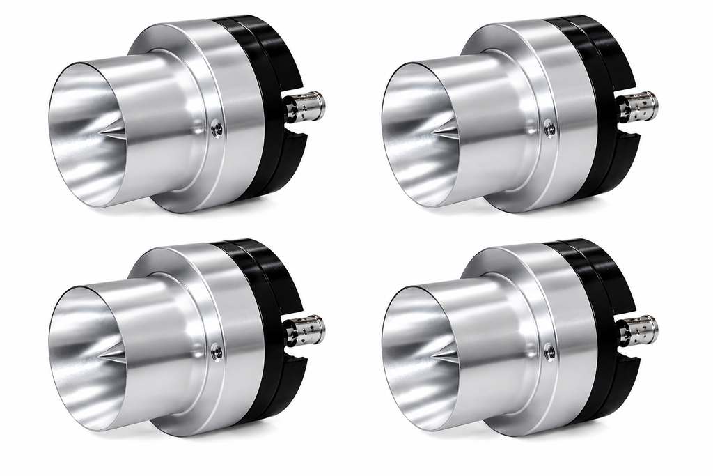 4 XP Audio XBT200 1" Titanium Bullet High Compression  Super Tweeter Car Van ATV UTV Marine Boat Motorcycle Motorsports Competition