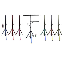 Load image into Gallery viewer, MR DJ LS700LED Full Color Led Pro DJ Lighting Multi Arm Tripod &amp; T-Bar Light Stand