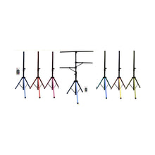 Load image into Gallery viewer, Dj or Band Portable LED Light Multi Arm T Bar Tripod 8 Fixture Par Can Lighting