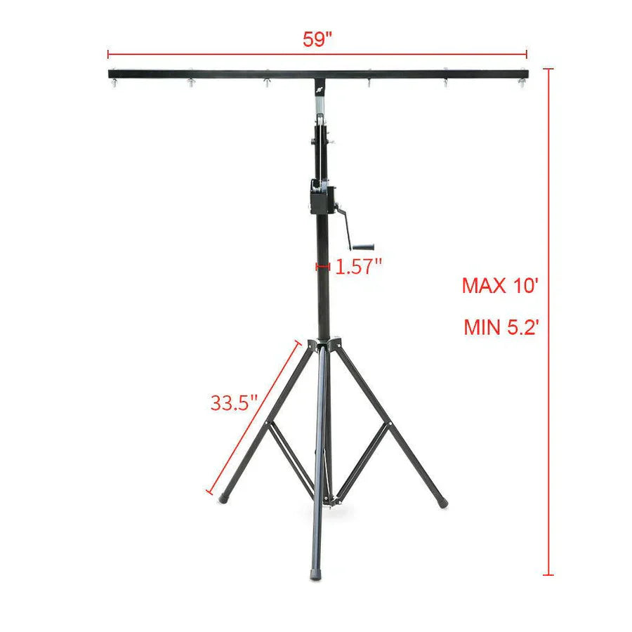 MR TRUSS TST200 10 Foot Pro Crank Light Stand Pro Lighting & T-Bar