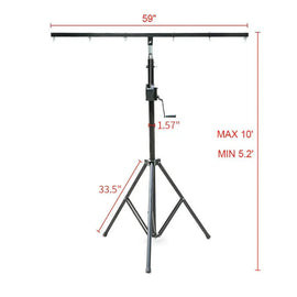 MR Truss ST200 12 Foot Crank Lighting Stand & Double T-Bar