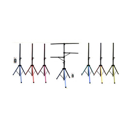 MR DJ Full Color Led Pro DJ Lighting Multi Arm Tripod & T-Bar Light Stand