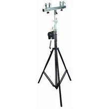 Load image into Gallery viewer, MR DJ ST200 &amp; SBC250 Crank Light Stand Pro Lighting 10 Foot Crank Light Stand &amp; Square Truss T-Bar Adapter