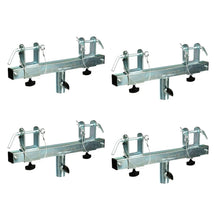 Load image into Gallery viewer, 4 MR DJ Universal Chrome T-Adapter Triangle/Square T-Adapter Triangle or Square Truss Adapter Bracket Tripod Crank Light Stand Bar