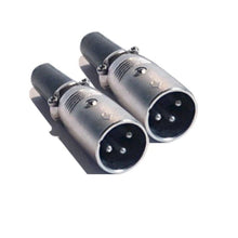 Load image into Gallery viewer, MR DJ USA XLRMH2 1 Pair XLR Male Head 3 Pin Connector Allows for Speaker Cables