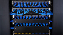 Load image into Gallery viewer, 20 American Terminal EPC3BL 3' Cat6a Ethernet network patch cable RJ45 23AWG 600M solid copper wire 3' blue