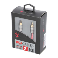 Load image into Gallery viewer, Tsunami TSX-RCA10 2 Channel 10 Ft RCA Cable
