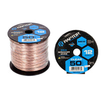 Load image into Gallery viewer, Raptor RSW12-50 Speaker Wire 12GA CLEAR 50FT - Vice Series