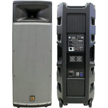 Load image into Gallery viewer, 2 MR DJ PRO215BT Professional Dual 15" Full Range Powered Speaker 2" Display