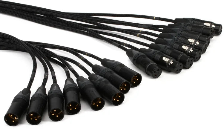 Mogami GOLD 8 XLR-XLR-20 8-channel XLR Male to XLR Female Snake Cable - 20 foot