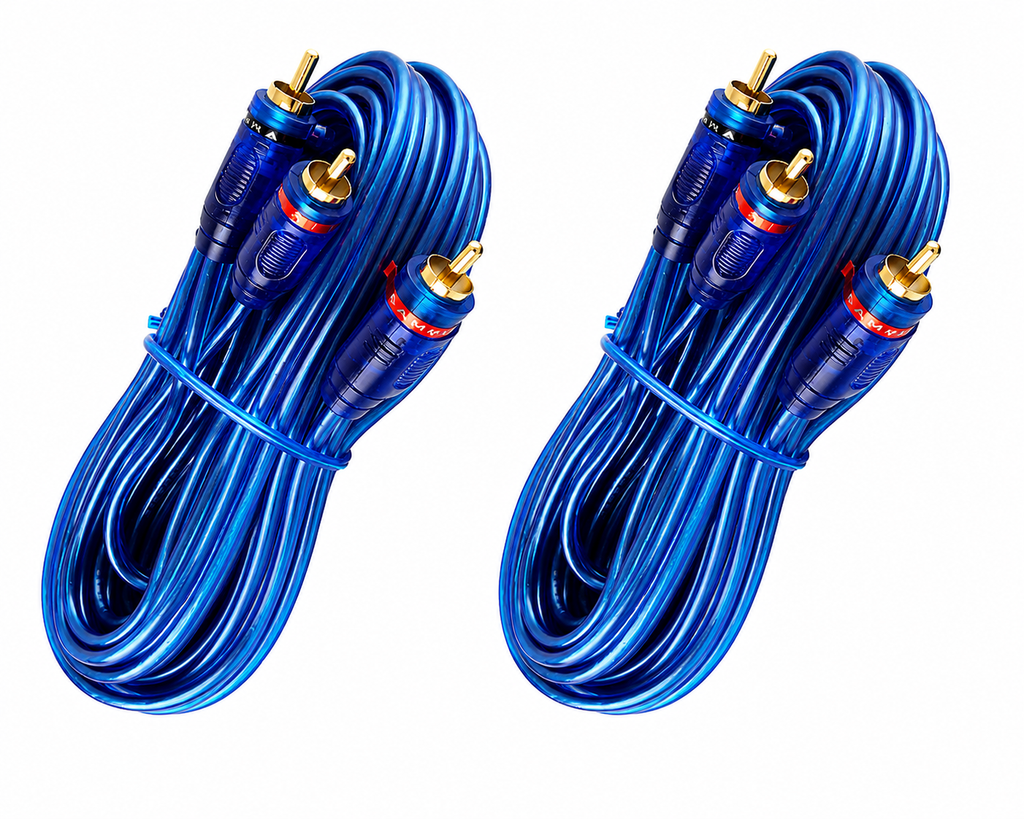 20 Pack MK Audio KABC20B 20 ft Digital Audio Coaxial Cable Gold-Plated RCA Male to RCA Male S/PDIF Cable