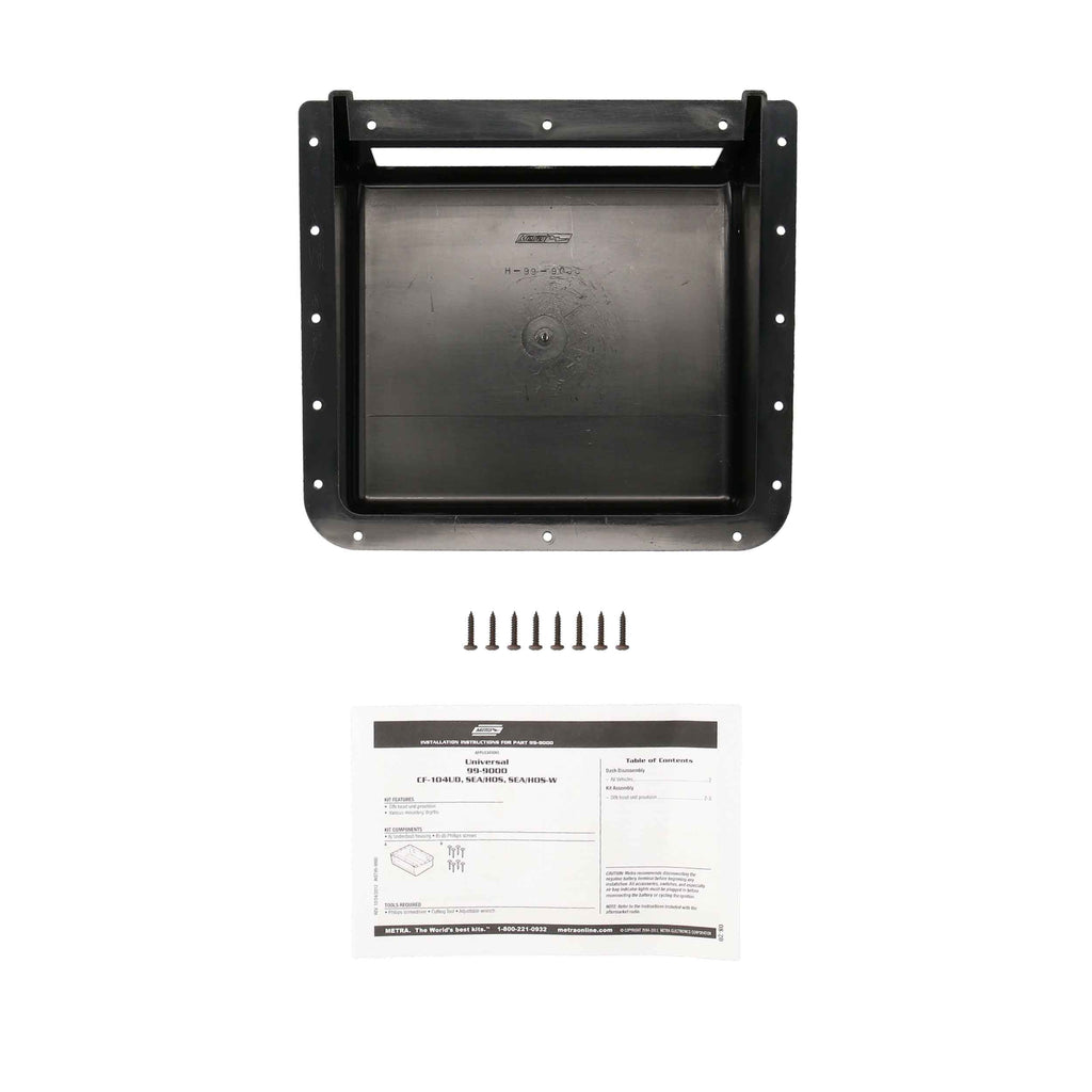 Metra 99-9000 Universal Underdash Stereo Installation Enclosure