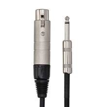 Load image into Gallery viewer, Hosa MIT-176, XLR Female to 1/4" TS Male Impedance Transformer - 6 Inches
