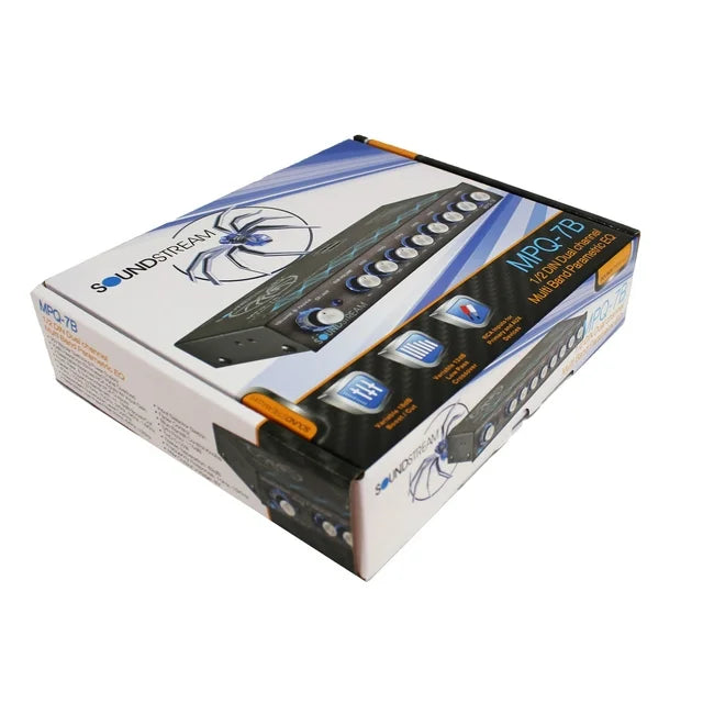 Soundstream MPQ-7B 7-Band Parametric Equalizer w/ Independent Subwoofer Level Control