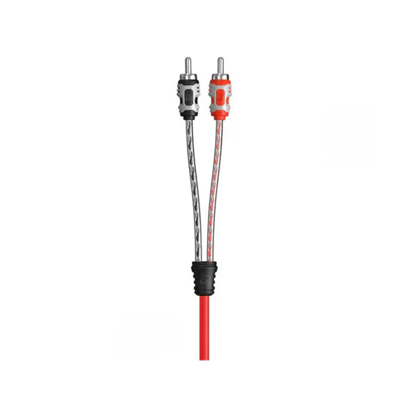 Cerwin Vega RV6 2-Channel Dual Twisted RCA Cable W/dual Molded Ends 6ft