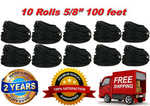 Load image into Gallery viewer, Absolute 10 Rolls 100 Ft 5/8" Split Wire Loom Conduit Polyethylene Tubing Sleeve Tube