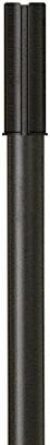 Ultimate Support TS-70B Aluminum Tripod Speaker Stand with Safe and Secure Locking Pin and 150 lb Load Capacity - Black