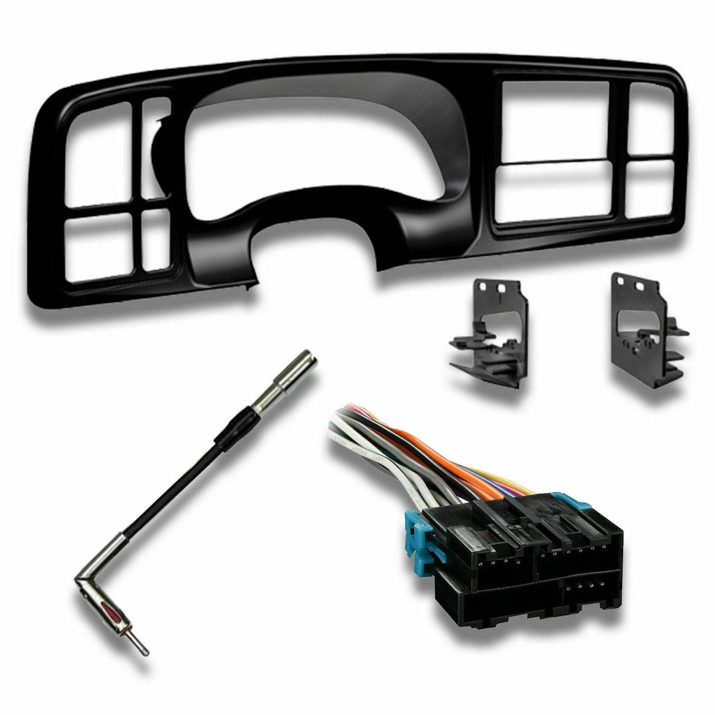 American International Single/Double DIN Kit for 99-02 GM Trucks Install Package