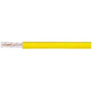 AT 1000' Cat6 Ethernet Yellow Bulk Network Cable UL Bare Solid Copper Wire UTP
