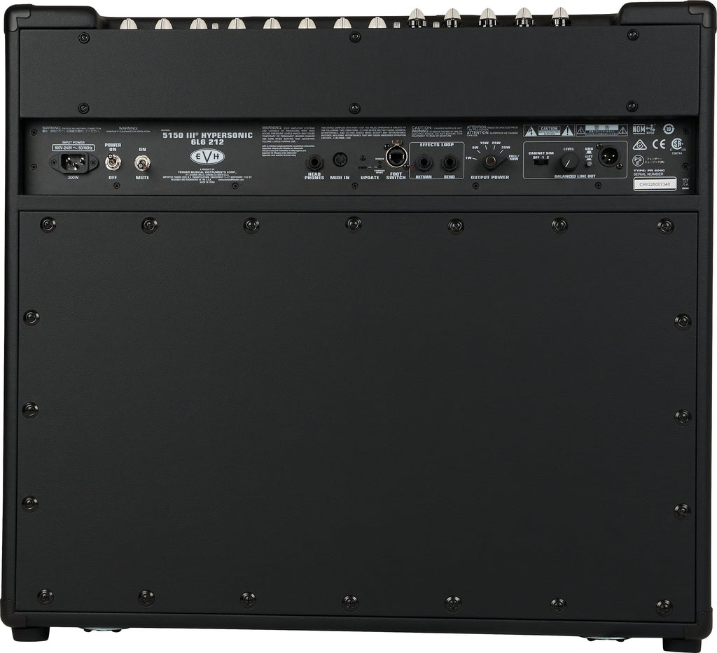 EVH	 2256210010 5150III® Hypersonic™ 6L6 2x12 Amplifier - Black