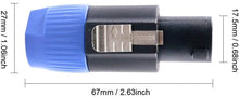 Load image into Gallery viewer, Mr. Dj SPMH10 10 pcs Speakon Male Head Connector Allows for Speaker Cables