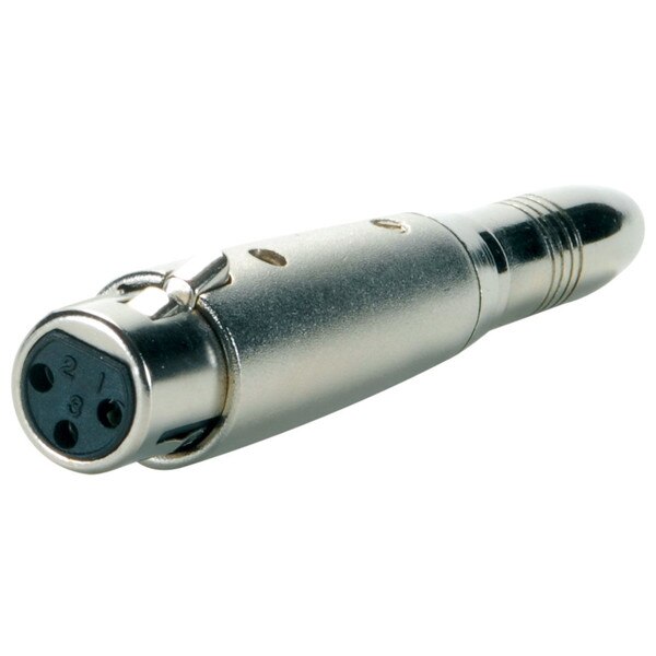 AT TQTXLRF XLR Female to 1/4" Stereo Female Adapter Converter Gender Audio Coupler