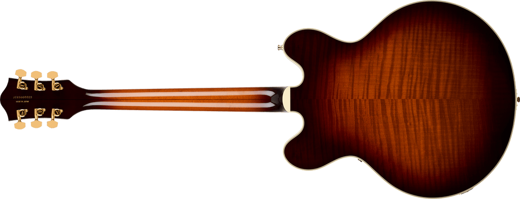 Gretsch 2400781831 Broadkaster LX Figured Semi-hollowbody Electric Guitar - Havana Burst